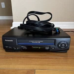 Panasonic PV-V4521 4-HEAD Hi-fi Stereo Omnivision Vhs Vcr Player Working Used. Price: $110.00.