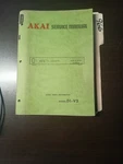 Akai Model DI-V5 Service Manual Original Repair Book Audio Video Distributor Good. Price: $49.99.
