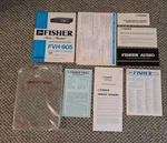 Fisher Instructions Paperwork Diagrams FVH-905 Video Cassette Recorder Vhs Lot Good. Price: $19.99.