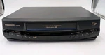 Panasonic PV-8455S Vhs Head Stereo Blueline Vcr Player Tested Works No Remote Used. Price: $79.99.