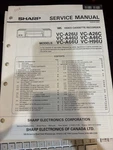 Sharp VC-A26U VC-A46U VC-A66U VC-H96U VC-A46C VC-A26C Service Manual *original Very. Price: $25.99.