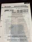 Orig. Sharp VC-H870U VC-8870U/C VC-H870C Repair Service Manual &3038 *original* Very. Price: $29.99.