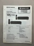 Sanyo VHR2250 2350 Original Service Manual Free Shipping Good. Price: $12.00.