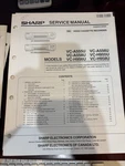 Sharp VC-A555U VC-A556U VCA-958U VC-A956U VC-A955U 558U Service Manual Original* Very. Price: $25.99.