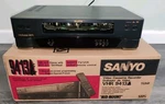 1994 Sanyo DV4HEAD Hi-fi Dbx VHR-9413 Vcr Vhs Player + Box/remote Service Paper For. Price: $110.00.