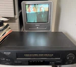 Sharp VC-H810U Vhs Recorder Vcr Player W/ Manual No Remote 4-HEAD Hi-fi Tested Used. Price: $50.00.