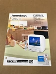 Vintage 1994 Panasonic Omnivision Vhs PV-M1324W Informational Sheet Used. Price: $7.96.