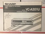 Sharp Vhs VC-A201U Operation Manual Acceptable. Price: $18.00.