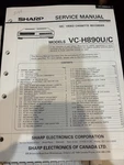 Orig. Sharp VC-H890U VC-H890C VC890U/C Vcr Service Manual 3103 3695 *original* Very. Price: $24.99.