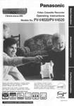 Panasonic PV-V4020 PV-V4520 Vcr Owners Instruction Manual Brand. Price: $22.24.