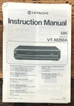 Hitachi VT-M250A Vcr Owner / User Manual *original* Unspecified. Price: $14.97.