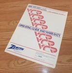 Vintage Oem Zenith Operating Guide / Manual For VR3010 Cassette Recorder *read* Good. Price: $53.08.