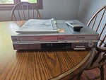 Panasonic DMR-ES40V Vcr Dvd Recorder Combo + Remote Cords Used. Price: $115.00.