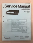 Panasonic PV-4863 Original Service Manual Free Shipping Good. Price: $14.00.
