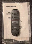 Genuine Toshiba VC-469JT/M-469 Oem Remote W/manual New Nos 70796037. Price: $99.99.