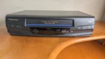 Panasonic Omnivision Blue Line Head Vhs Vcr Player Black PV-V4020 Used. Price: $89.00.