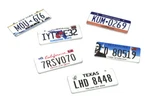 Realistic Small License Plate Scale Model 34X15MM - 6 Pack New. Price: $15.32.