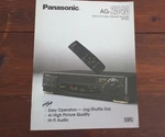 Original Panasonic AG-2540 Vhs Hi-fi Vcr Brochure With Specs! Very. Price: $9.99.