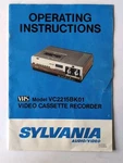 Vtg Sylvania Vhs VC2215BK01 Video Cassette Recorder Operating Instructions Good. Price: $19.95.