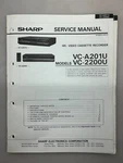 Sharp VC-A201U 2200U Original Service Manual Free Shipping Good. Price: $14.00.