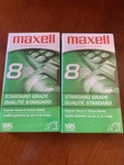 2 New Sealed Maxell Stnd Grade Vhs Video Cassette Blank Tapes T-160 Ep Mode 8 Hr. Price: $14.99.