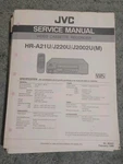 Jvc HR-A21U J220U J2002U Original Factory Service Manual Like. Price: $12.00.