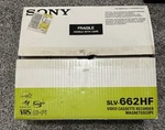 Used Sony SLV-662HF Vcr Plus Video Cassette Recorder Hi-fi Stereo In Box (read). Price: $99.99.