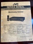 Jvc HR-D540U HR-D550U Vcr Repair Service Manual Owners 2515 3589 **original** Very. Price: $29.99.
