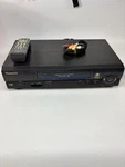 Panasonic Vcr PV-V4611 4-HEAD Hi-fi Stereo Omnivision Vhs Blue Line Tape Player Used. Price: $79.95.