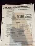 Sharp VC-H983U VC-H9833U VC-H982U VC-A5833U Vcr Repair & Service Manual Original Very. Price: $28.99.