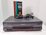 Magnavox Vcr VRU462 AT01. Tested/working. No Remote. Cables/tape Included. Used. Price: $39.95.
