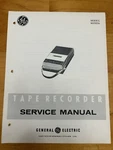General Electric M8320A Cassette Tape Recorder Service Manual Vintage Oem Good. Price: $24.99.