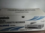 Symphonic SL2940 Head 19 Micron Vcr Vhs Tape Player Recorder Works W/ Remote Used. Price: $89.99.