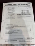 Orig. Sharp VC-A410U(B) VC-H810U(B) VC-A411U VC-H811U VC-A820U Service Manual Very. Price: $29.99.