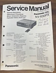 Panasonic NV-630PX Vcr Video Cassette Recorder Service Manual Very. Price: $19.99.