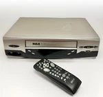 Rca VR546 Vcr + Remote, Tested- Working Vhs 4-HEAD Video Tape Player W/ Oem Box Used. Price: $64.80.