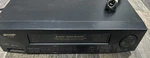 Sharp VC-A593 Vcr 4 Head Vhs Player Video Cassette Recorder, Rapid Rewind, Clock Used. Price: $34.99.