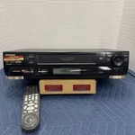 Hitachi VT-UX627A 4-HEAD Hifi Vcr Jog Shuttle Serviced Cleaned Remote Used. Price: $189.95.