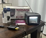 Magnavox RD0510 C103 Portable Color Tv With Hdmi To Rca Converter Vtg Tested Used. Price: $124.95.