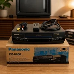 Panasonic PV-8400 Omnivision Blueline Head Vcr Vhs Player Open. Price: $249.00.