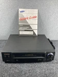 For Parts Repair Samsung VR8607 4 Head Vhs Video Recorder Dim Display. Price: $10.00.