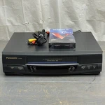 Panasonic Omnivision PV-9450 Head Hi-fi Stereo Blue Line Vcr Bundle Used. Price: $95.00.