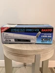 Sanyo VWM-380 Vcr Video Cassette Vhs Player 4-HEAD, Tested, Brand New In Box Open. Price: $180.00.