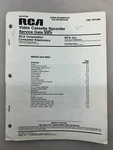 Rca VPT390 Original Schematics Free Shipping Good. Price: $10.00.