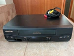 Quasar VHQ-41M Omnivision 4-HEAD Vhs Player Vcr Recorder No Remote Tested Works Used. Price: $45.00.