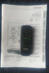 Hitachi RCU-01A Pre-owned Vcr Remote Control Untested And Owners Manual Used. Price: $13.00.