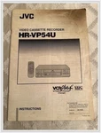 Jvc HR-VP54U Vcr Owners Manual Vhs Player Guide 1994 Home Video Era Unspecified. Price: $13.03.