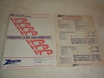 Zenith Video Cassette Recorder Vcr VR3200 Operating Guide & Quick Reference Acceptable. Price: $24.99.