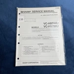 Sharp VC-H9744U H9788U Video Cassette Recorder Service Manual Used. Price: $10.40.