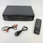 Sharp VC-A410U 4-HEAD Vhs Vcr Player Recorder W/ Remote Tested Works Used. Price: $74.87.